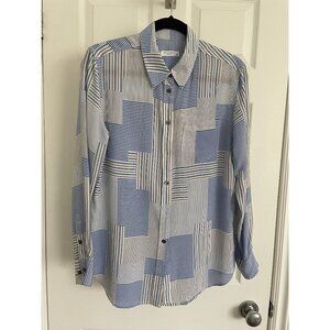 Equipment Silk Blouse Size Small